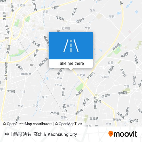 中山路顯法巷地圖