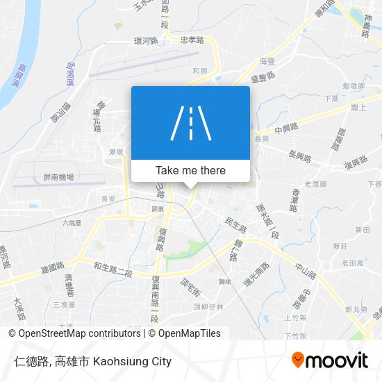 仁德路 map