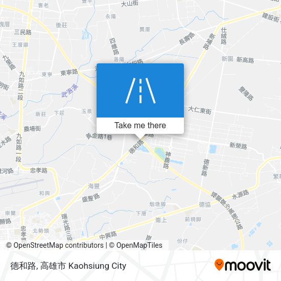 德和路 map