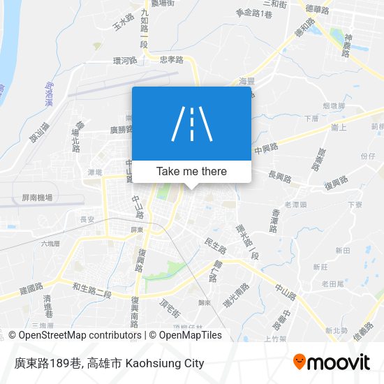 廣東路189巷地圖