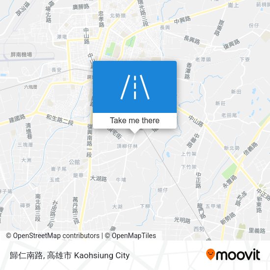 歸仁南路地圖