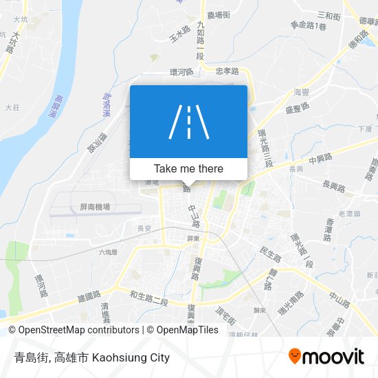 青島街 map