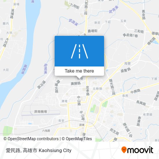愛民路 map