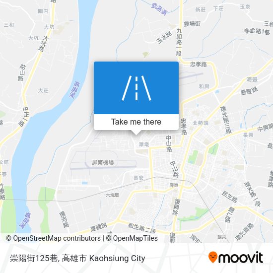 崇陽街125巷地圖