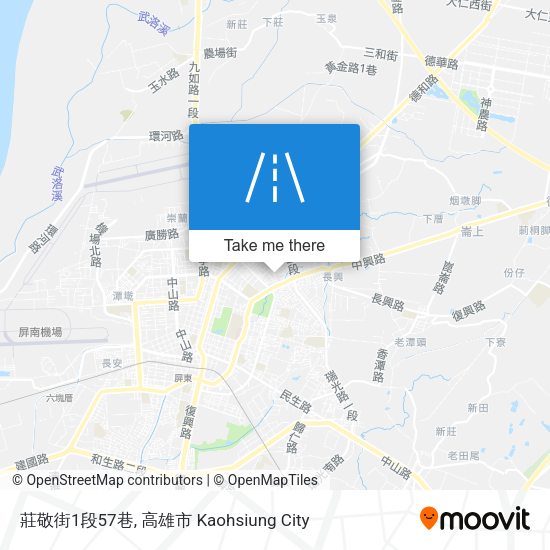 莊敬街1段57巷地圖