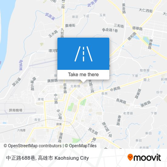 中正路688巷地圖