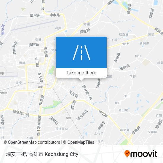 瑞安三街 map