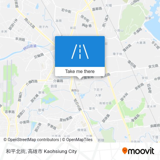 和平北街 map