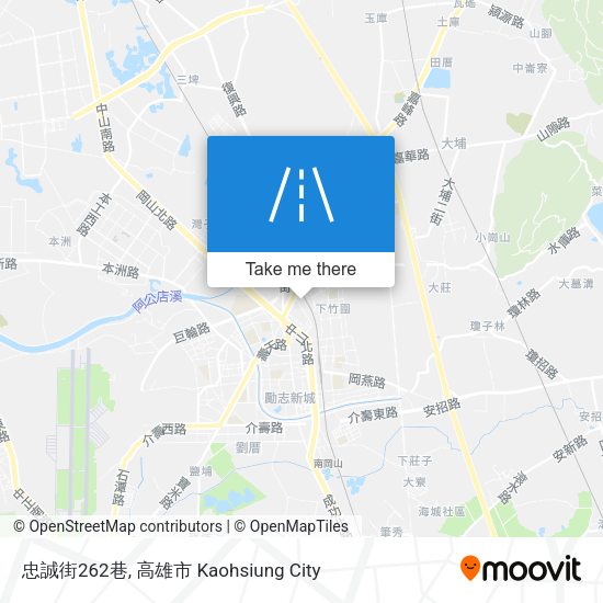 忠誠街262巷 map