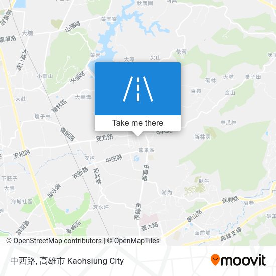 中西路 map