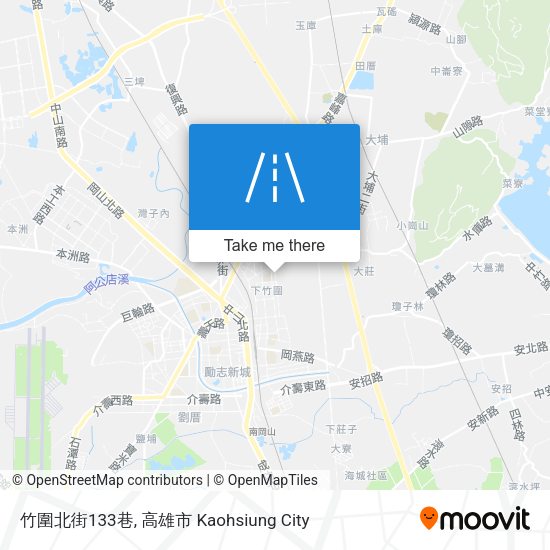 竹圍北街133巷地圖