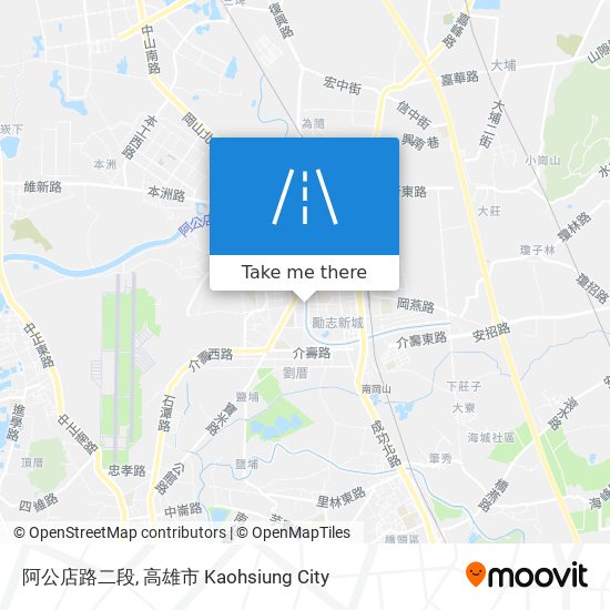 阿公店路二段地圖