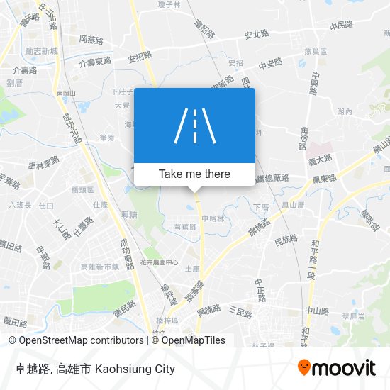卓越路 map