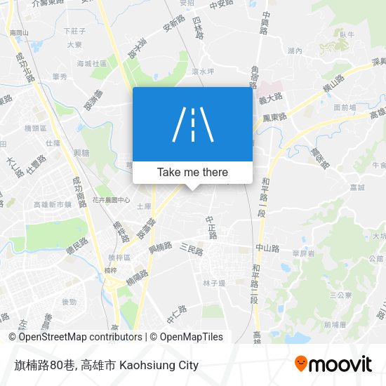 旗楠路80巷 map