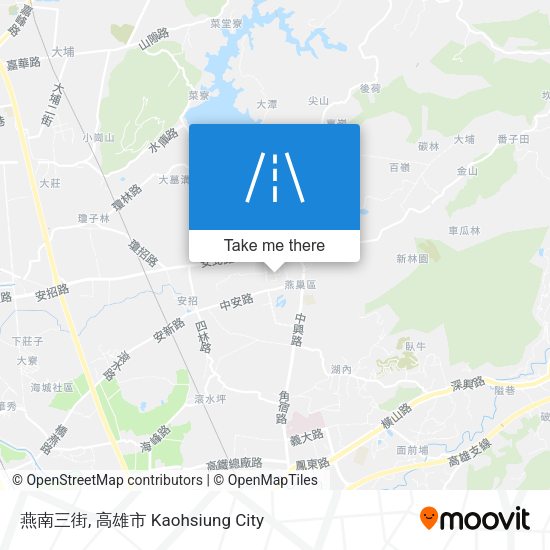 燕南三街 map