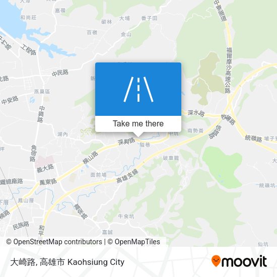 大崎路地圖