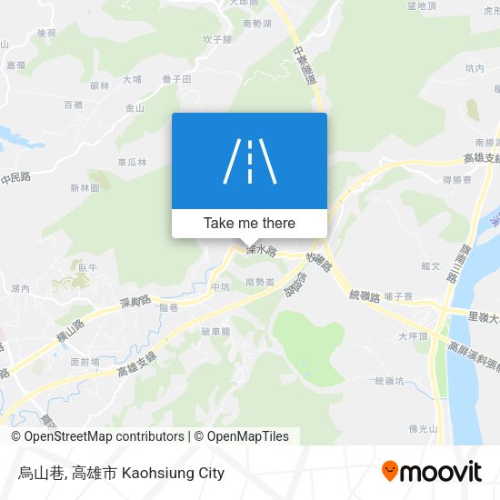烏山巷地圖