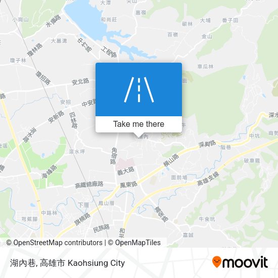 湖內巷地圖