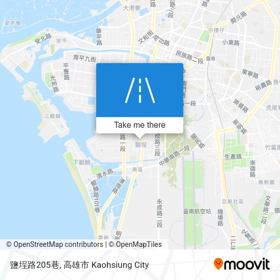 鹽埕路205巷 map