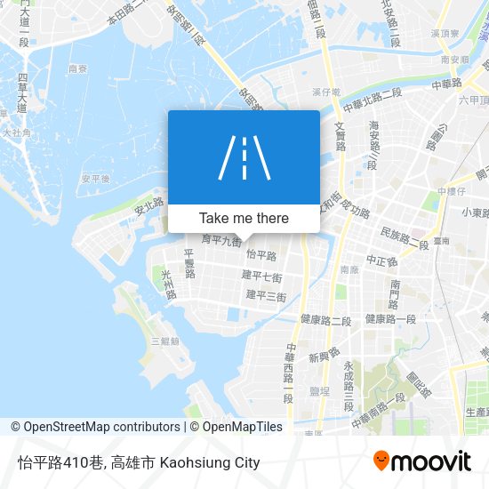 怡平路410巷 map