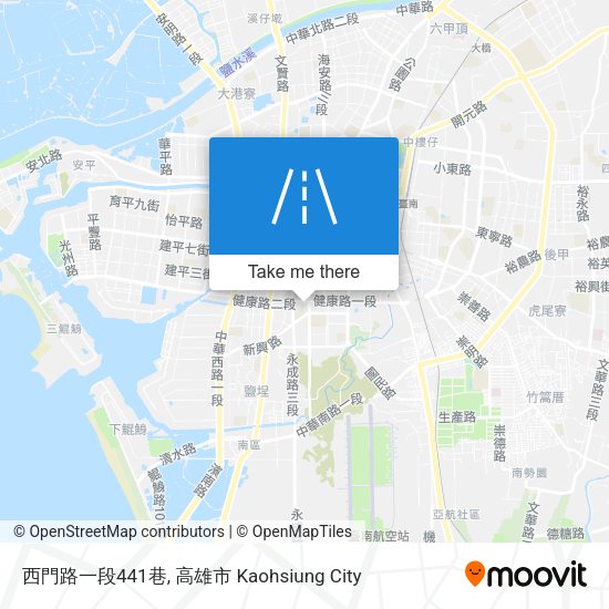 西門路一段441巷地圖