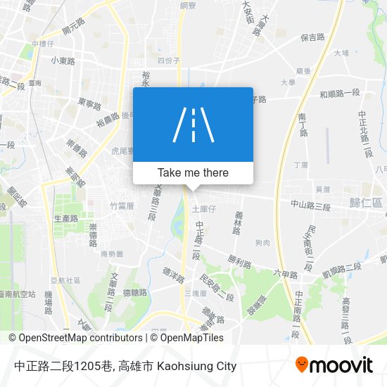 中正路二段1205巷 map