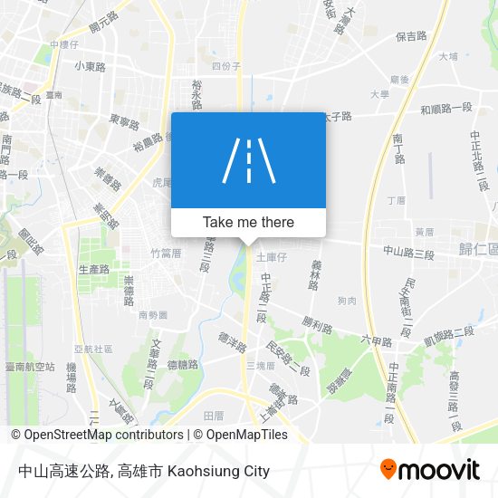 中山高速公路 map