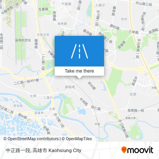 中正路一段地圖