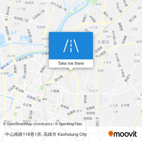 中山南路118巷1弄地圖