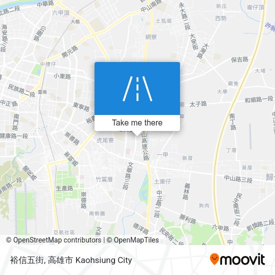 裕信五街地圖