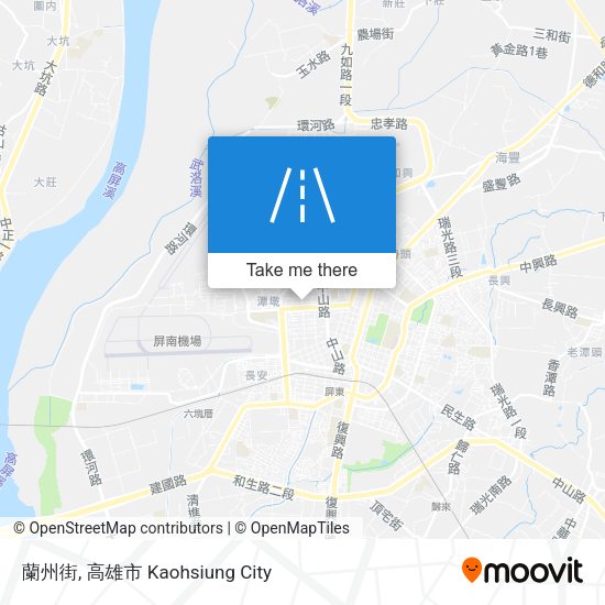 蘭州街 map