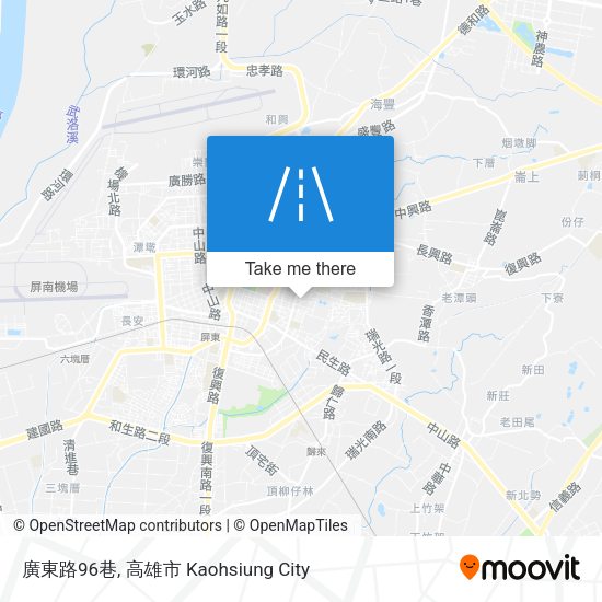 廣東路96巷 map
