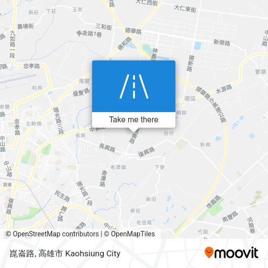 崑崙路地圖