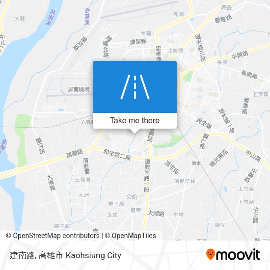 建南路 map
