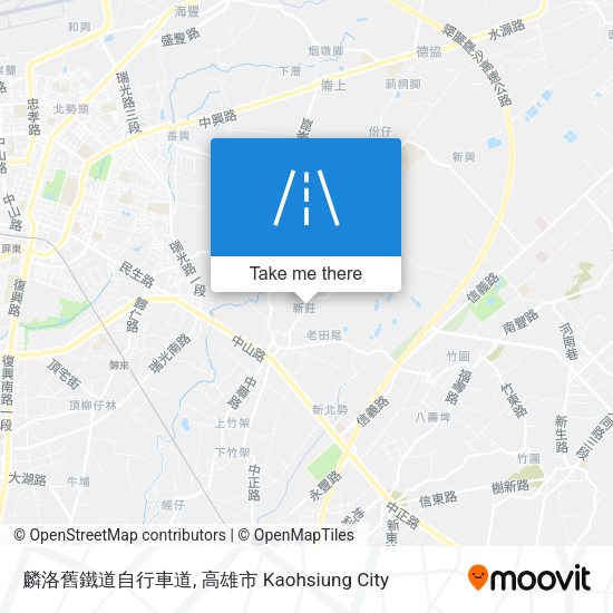 麟洛舊鐵道自行車道 map