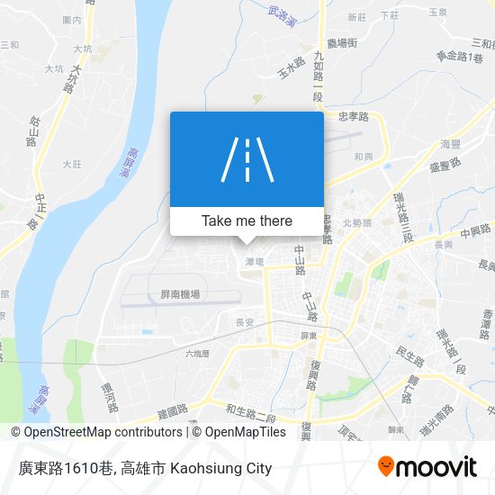廣東路1610巷 map