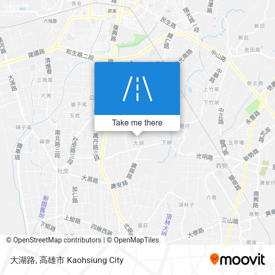 大湖路 map