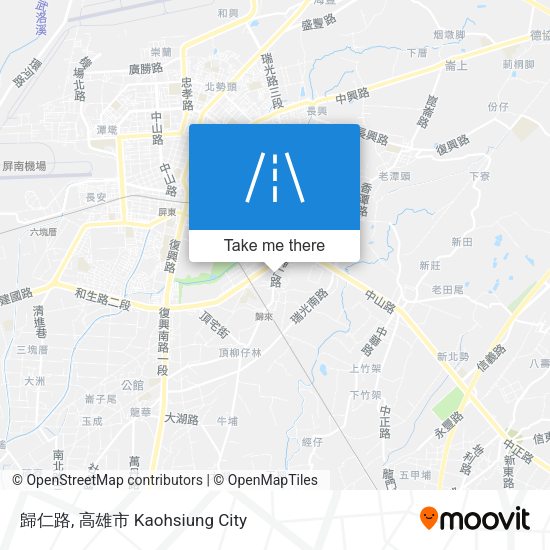 歸仁路 map