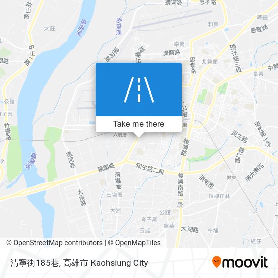 清寧街185巷地圖