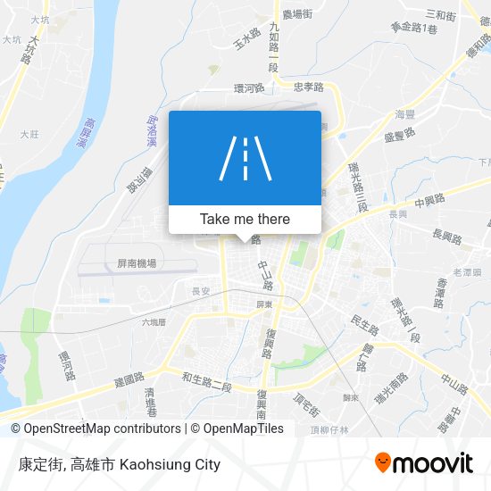 康定街地圖
