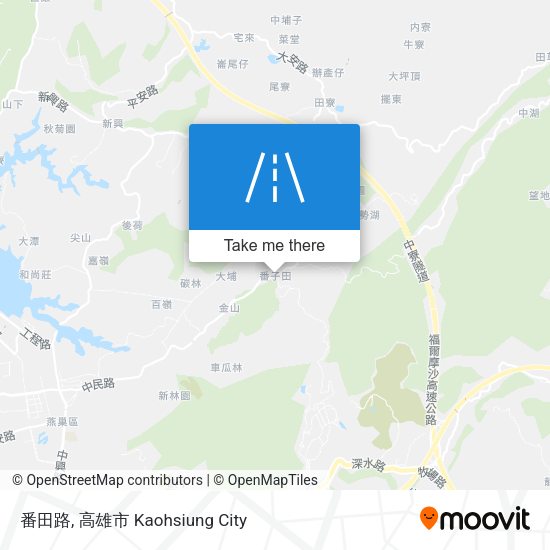 番田路 map