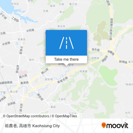 裕農巷地圖