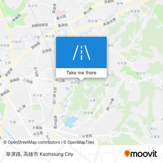 翠屏路 map