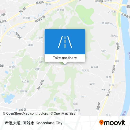 希臘大道 map