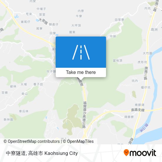 中寮隧道地圖