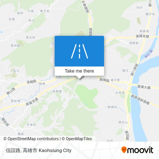 信誼路 map