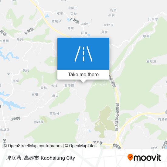 埤底巷地圖