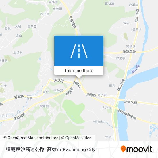 福爾摩沙高速公路地圖