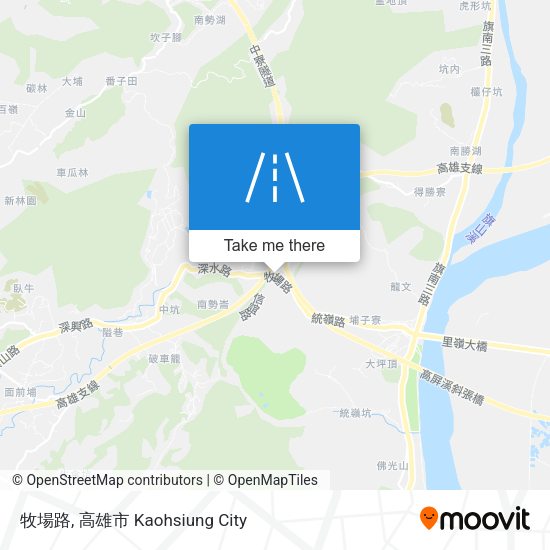 牧場路 map