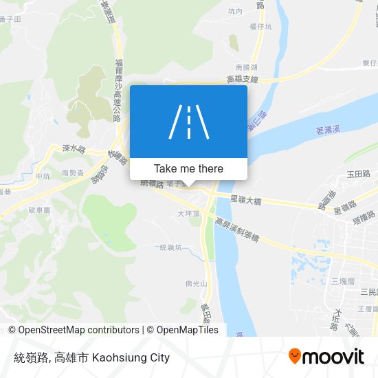 統嶺路 map